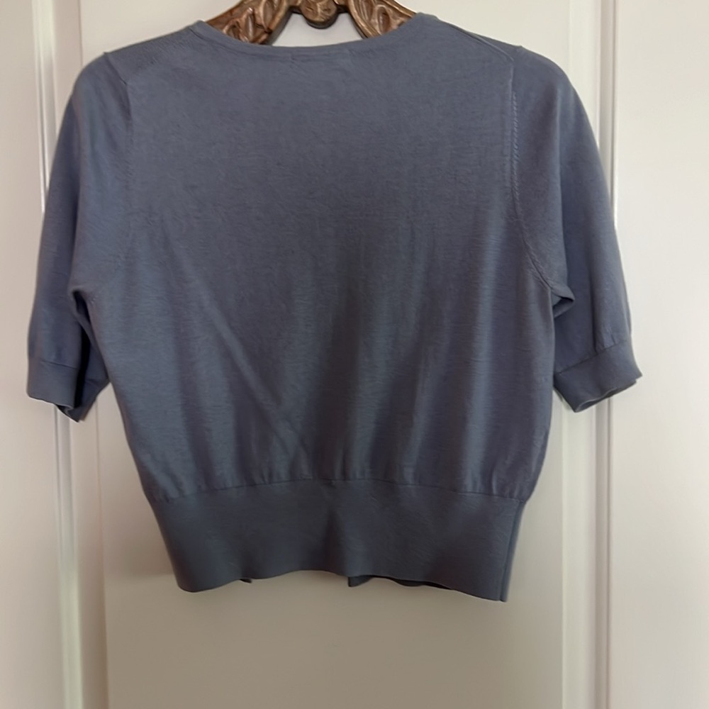 Periwinkle short sleeved cardigan - Picture 4 of 8